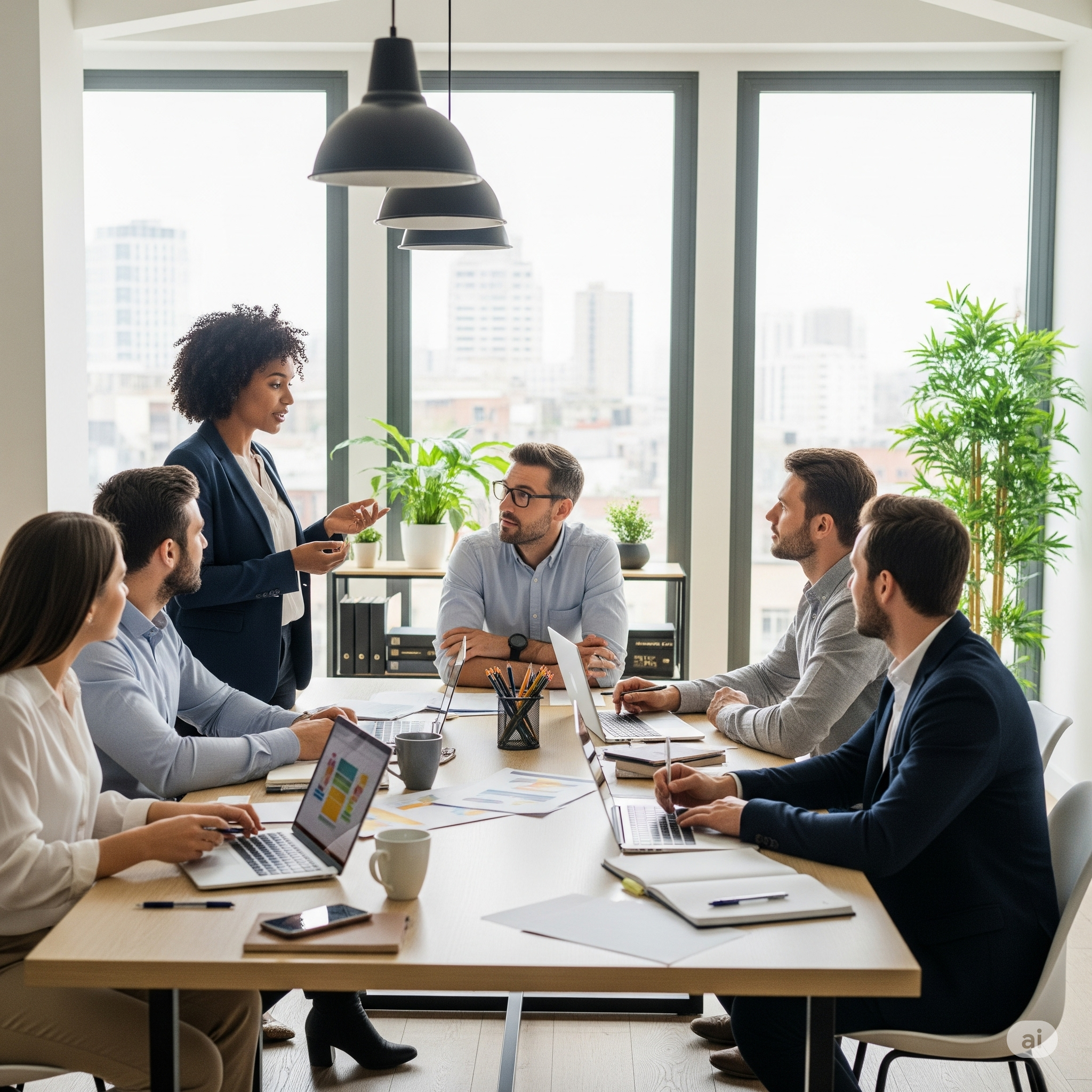 Our Team Collaborating